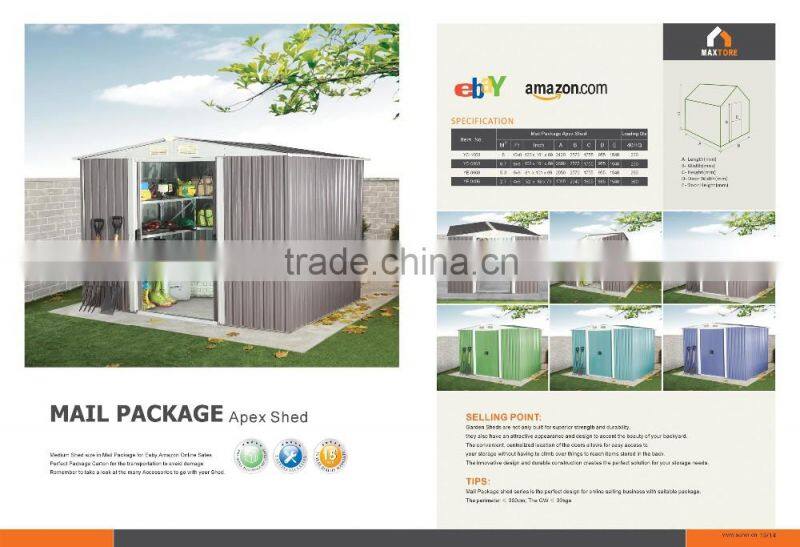 Mail Package Apex Metal Shed