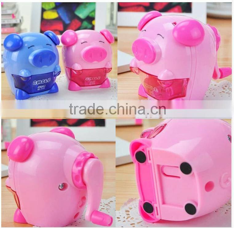 Deli Youku Pippi Pig Pencil machine for Student Use Model 0658