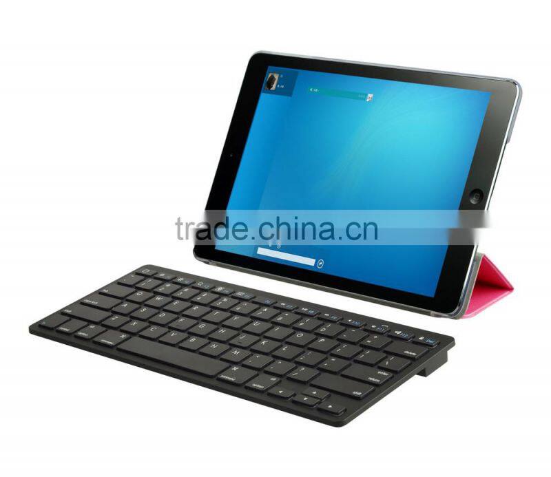scissor feet black ultra slim wireless bluetooth keyboard for ipad/ipad mini/ipad air