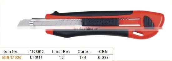 Knife cutter with plastic handle BIN17026
