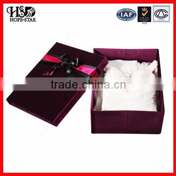 Factory Cheap high quality hard paperboard custom paper gift box for Apparel/clothing/garment box
