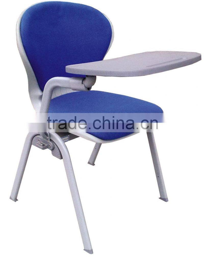 Partical and affordable school training chair in good quality with writing pad