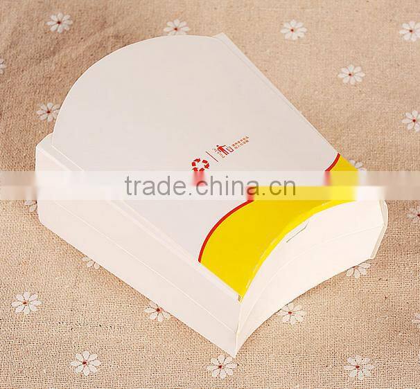red Custom Printed Paper Fish and fried Chips paper Box