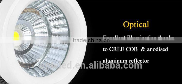 Round surface-mounted led down light fixtures