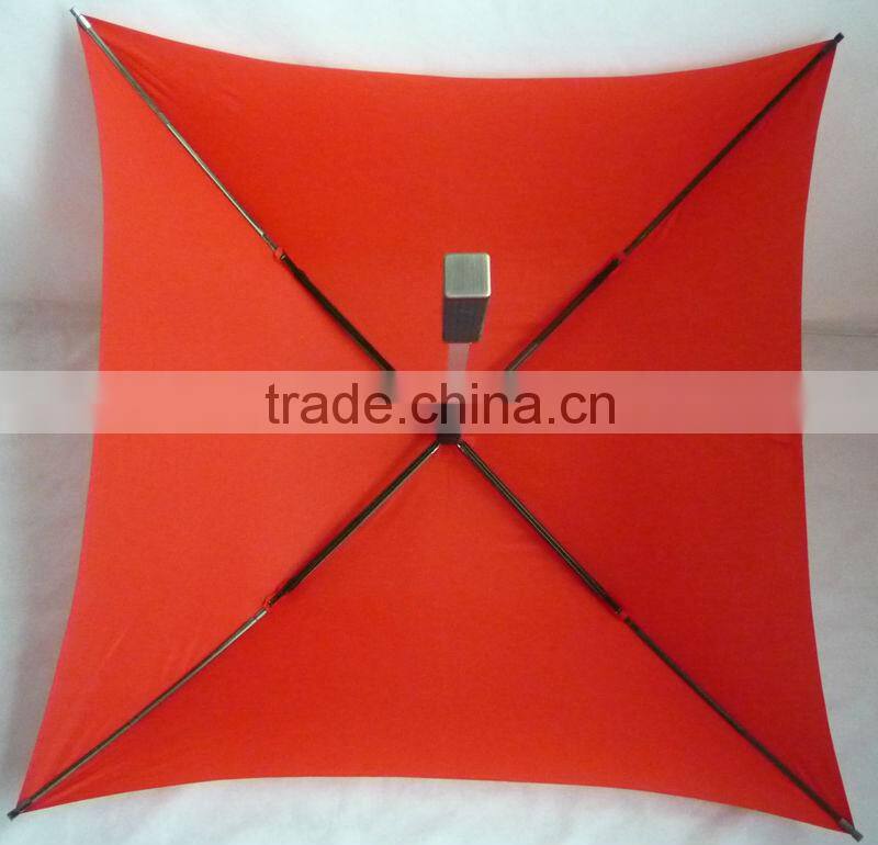 top quality sqaure family umbrella factory in pongee