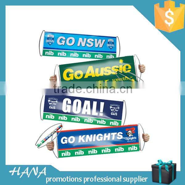 HB-51 Promotional Sport Cheer Banner Hand Held Scrolling Banner