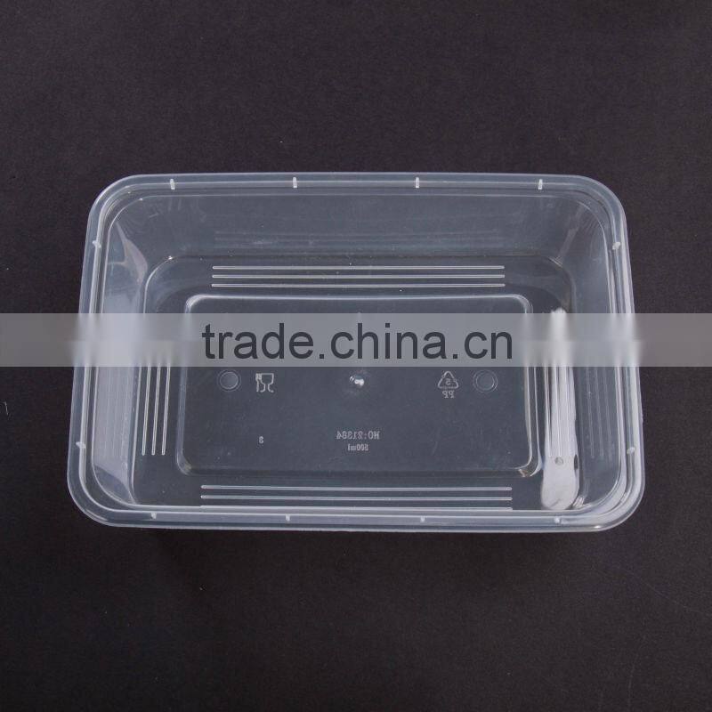 disposable PP plastic microwave lunch boxes