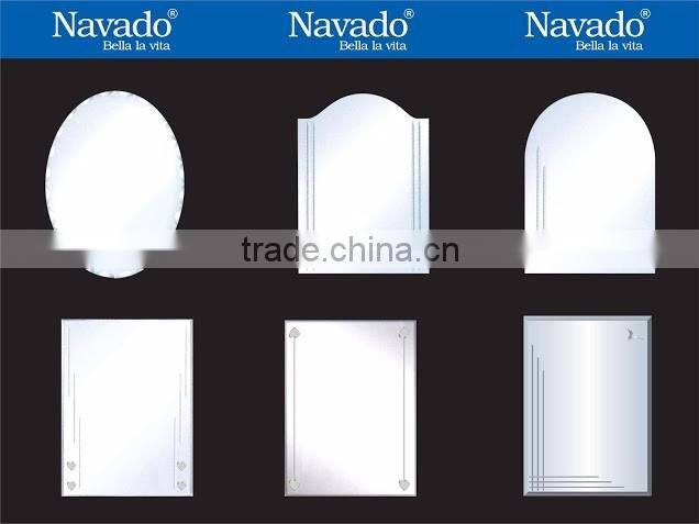 5mm Silver Mirror Glass make up mirror with best quality