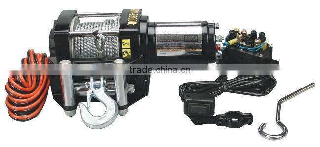 Torin 12volt 0.9HP Electric Winch 2000lbs for ATV Boats and Snow mobiles