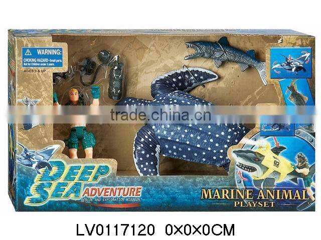Hot plastic toy sea animals ocean animals play set toys for kid