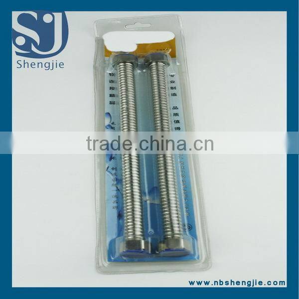 Trade Assurance 2Pcs Stainless Steel drainer hose Drain deodorant pipes/wash basin stainless steel drain pipe