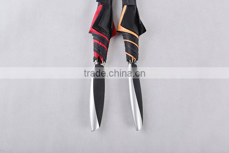 china wholesale automatic custom printed straight umbrella