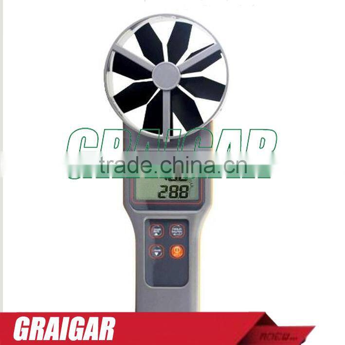 AZ-8916 10cm Vane TEMP&Anemometer Measures Air Velocity Volume Temperature Tester AZ8916