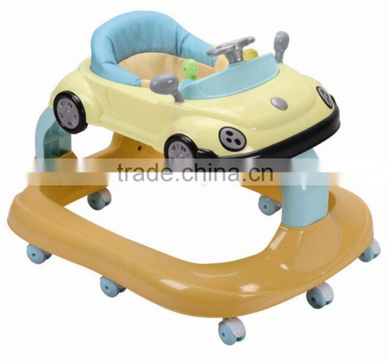 New model baby walker plastic baby walker 2015 baby trolley walker