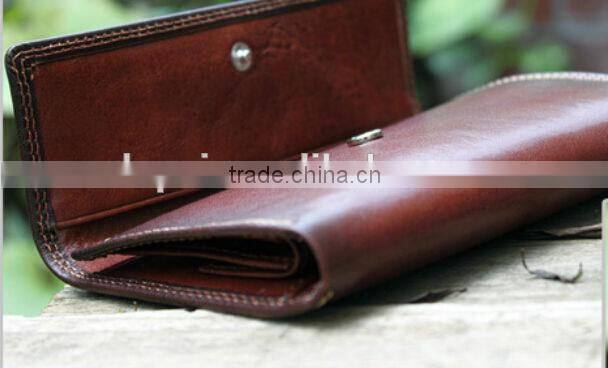men's brown leather wallets high grade cowhide leather wallets for men