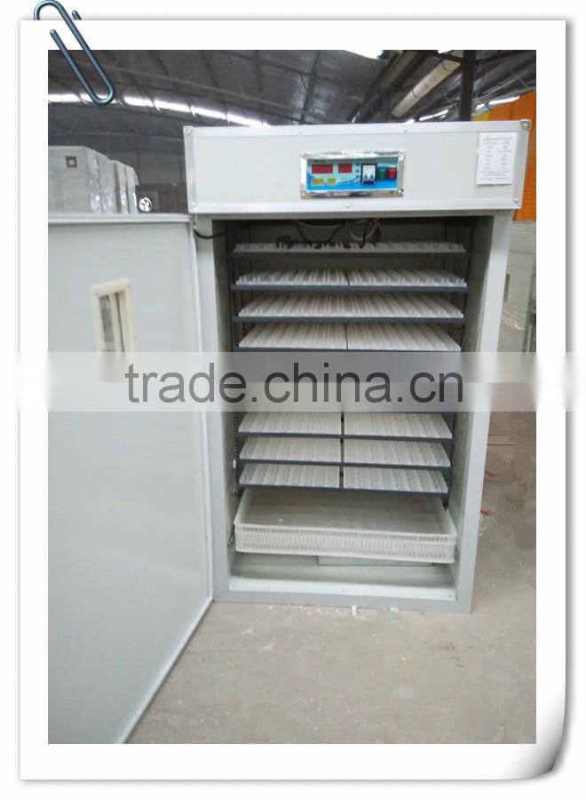 High quality egg incubator 1584 pcs chicken hatchery machine low power automatic egg incubator