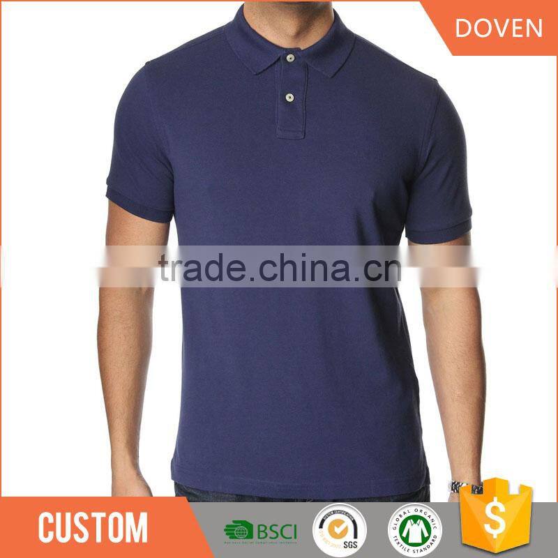 Wholesale 100% cotton pique polo t-shirt