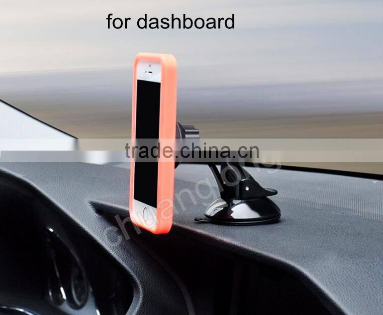 Mini Compact PC Material Windscreen Dashboard Magnetic Car Phone Holder