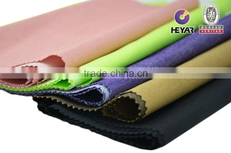 2 Tone Dyeing Cotton Poly Stretch Twill Fabric