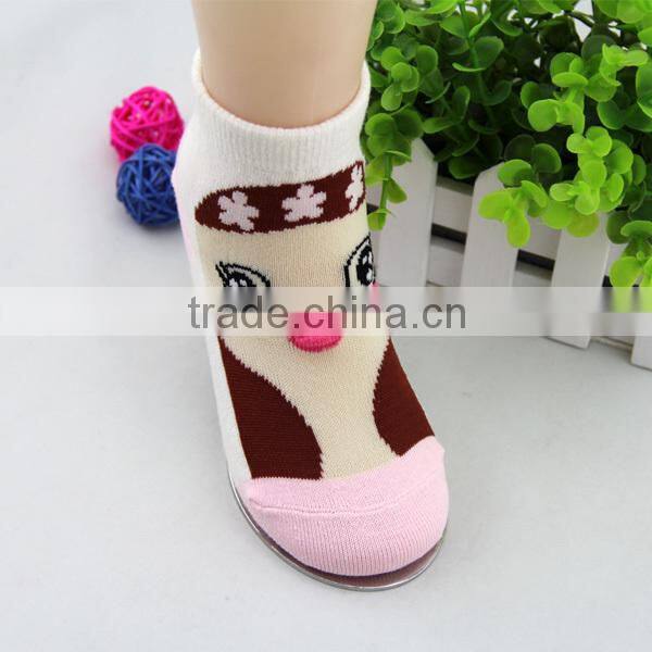 GSC-123 Alibaba wholesale cotton tube 3d animal socks for baby