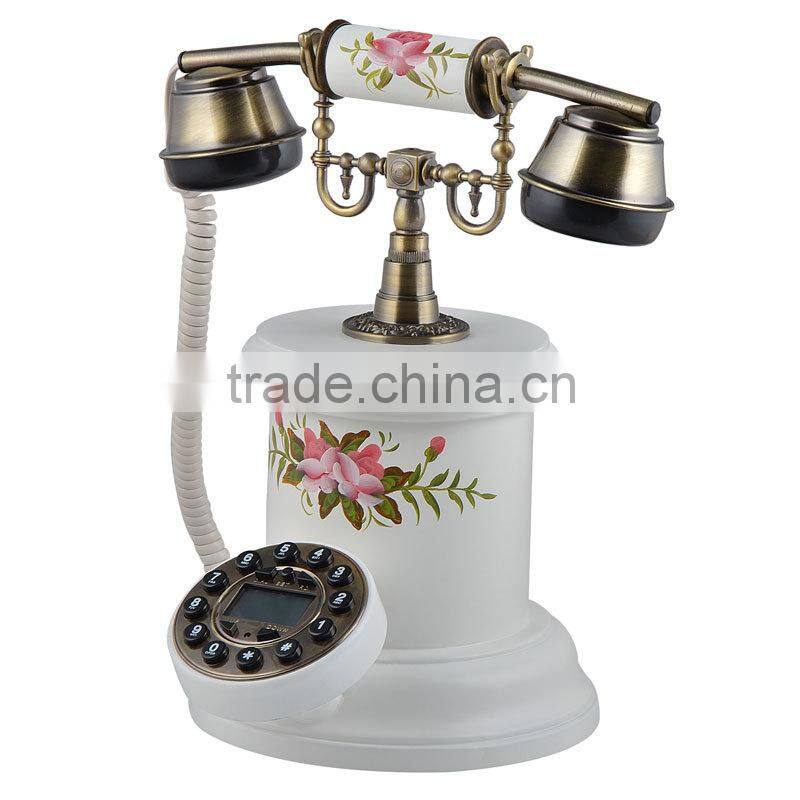 Solid wood birch Home antique telephone Living Room Furniture