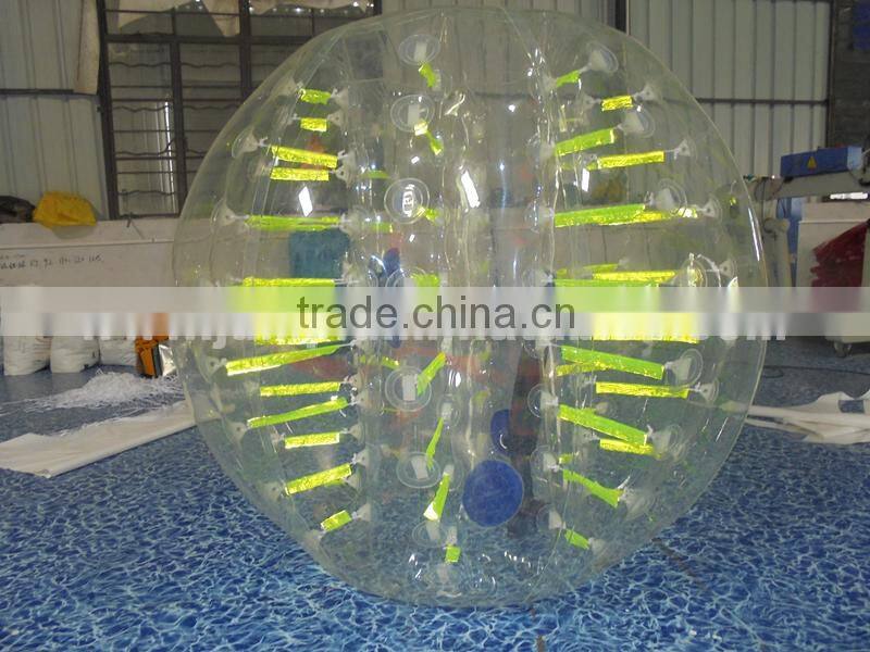 High quality 1.0mm TPU Soccer Bubble/1.5M dia bumper ball