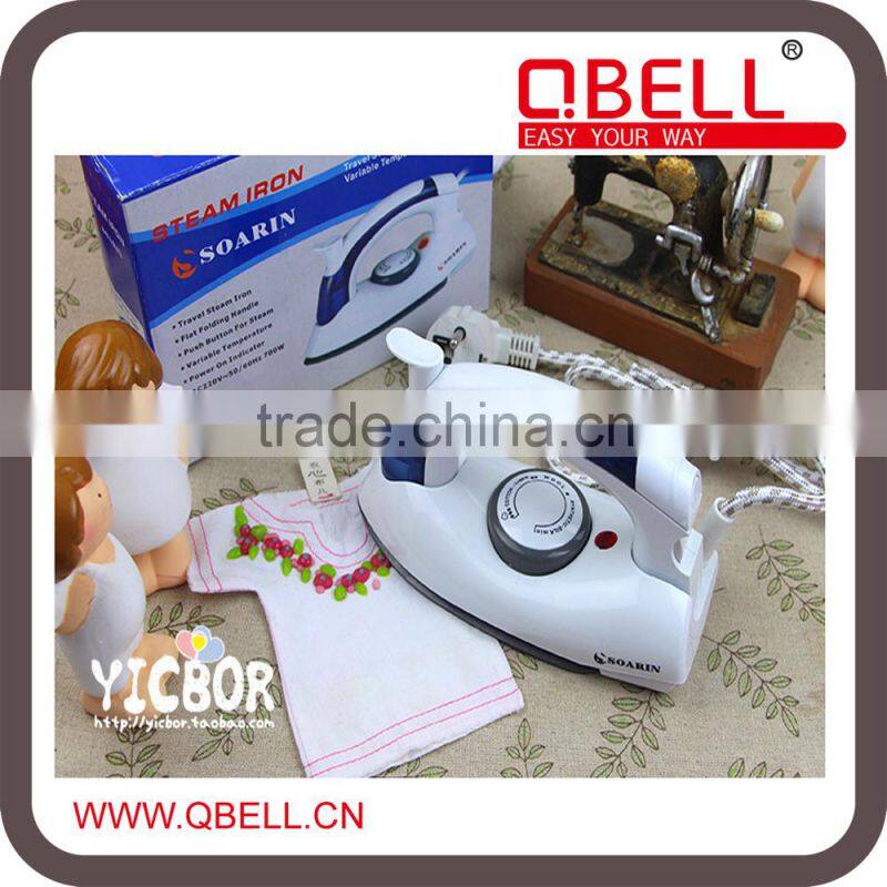 Electric mini foldable handle travel steam Iron for travel