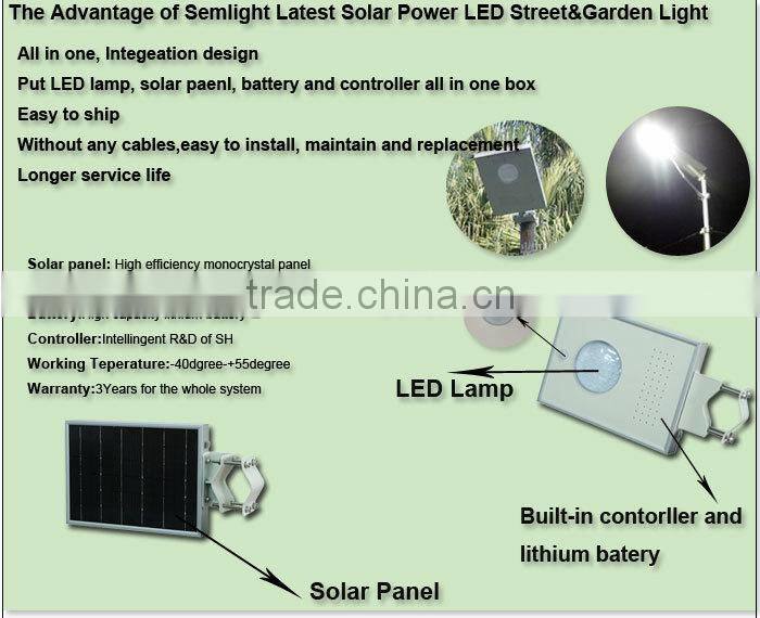 China Supplier LED Solar Street Light ,15W LED Street Light Reasonable Price All In One