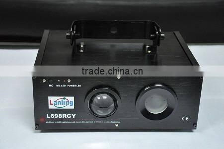 3W RGB LEDs and 150mW RGY Multi-Effect Laser Light