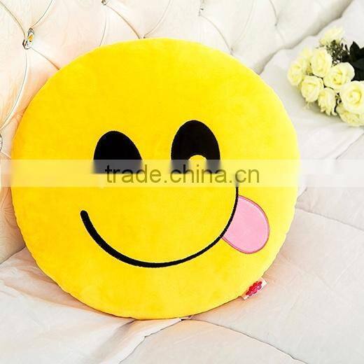 Latest lovely cute emoji pillow custom whatsapp emoji pillow pp cotton emoji pillow octopus plush toy