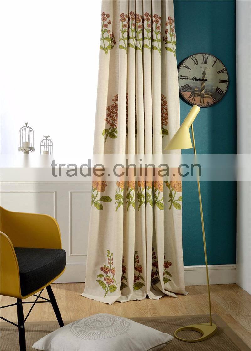 Custom made Hang drape curtain for living room