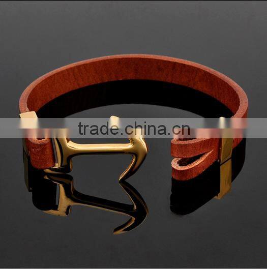 Fashion Jewellery Leather Anchor Bracelet Meaning