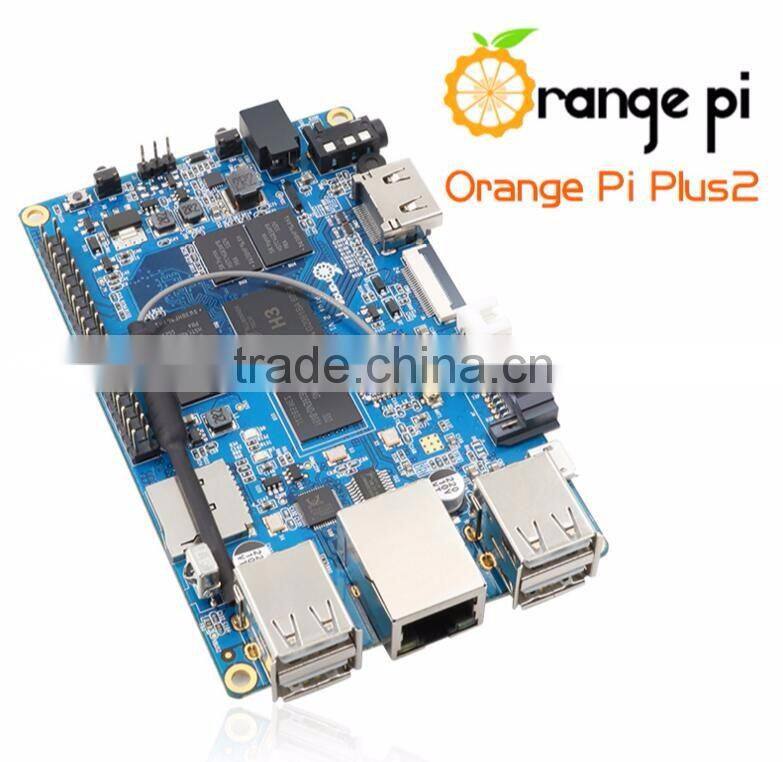 Orange Pi Plus 2 H3 Quad Core 1.6GHZ 2GB RAM 4K Open-source development board beyond raspberry pi 2