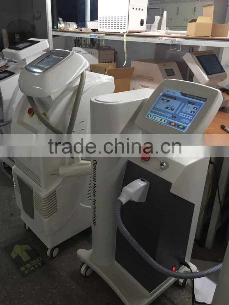 multifunctional ipl beauty machine/opt elight laser hair removal/freckle removal machine