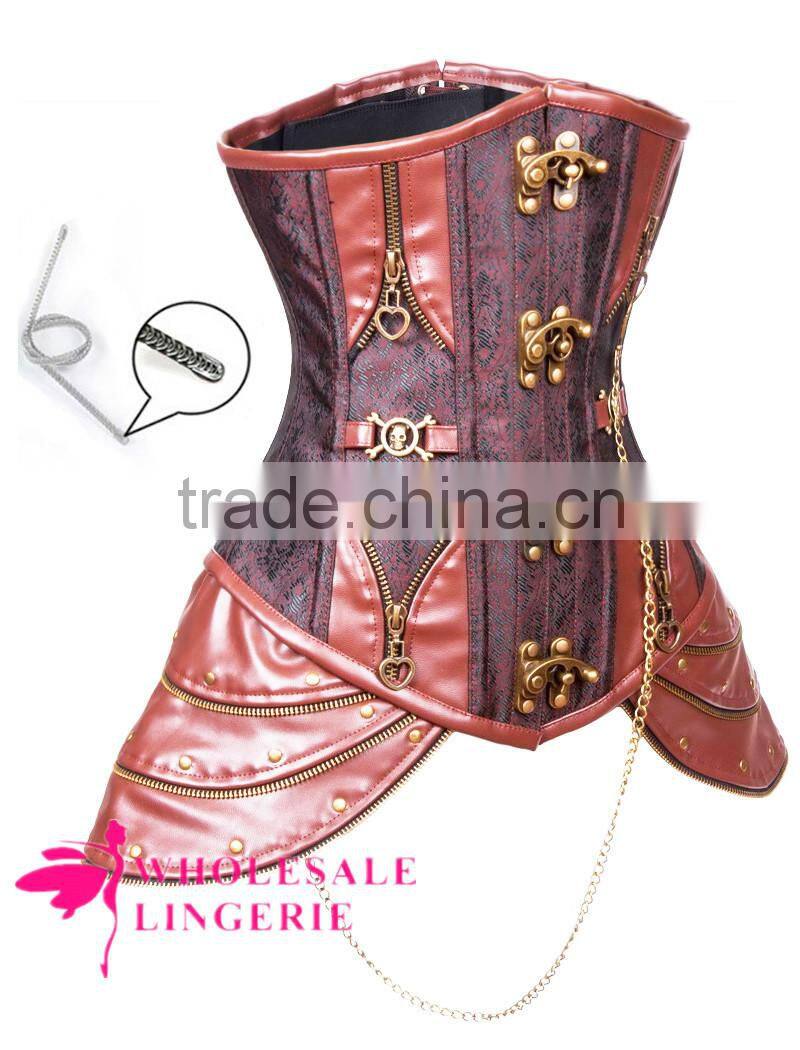 Elegent women sexy floral bustier dress lace corset with ribbon,wedding corset