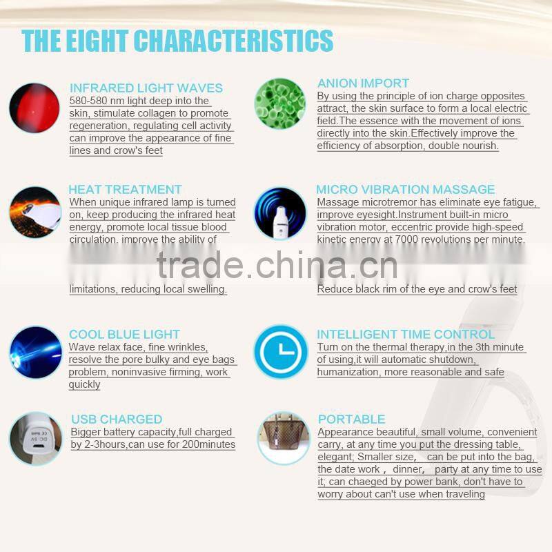 mini handheld vibrating body massager with heating treatment