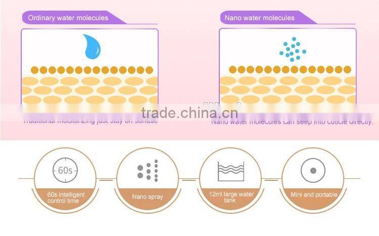 Wholesale makeup supplies nano ion parts of facial hair steamer for home use