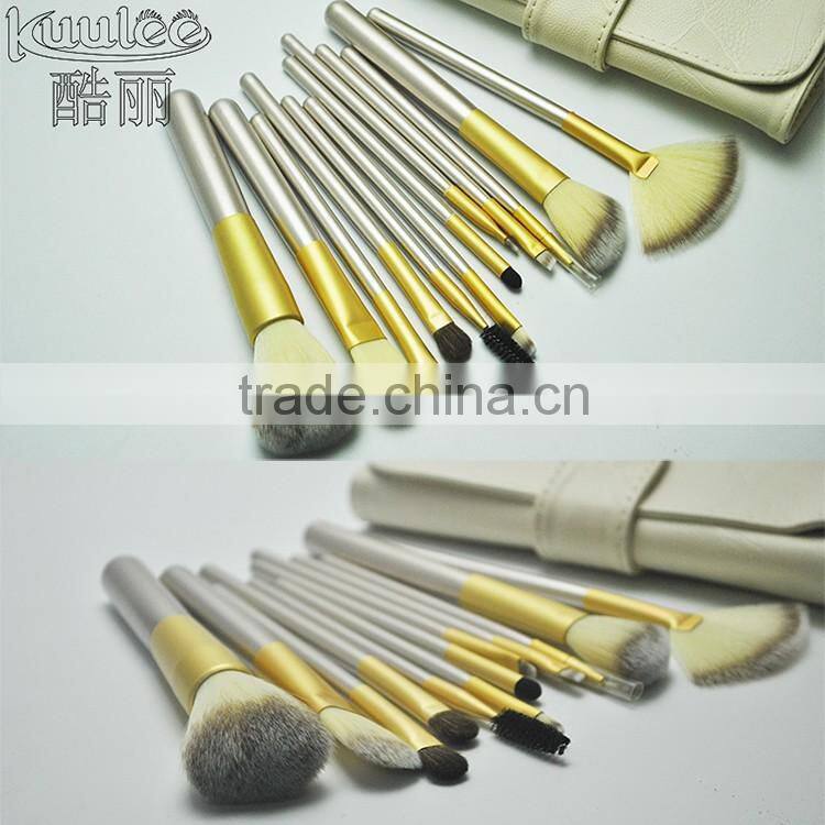 Chinese manufacturer 18pcs professional brushes make up tool with bag