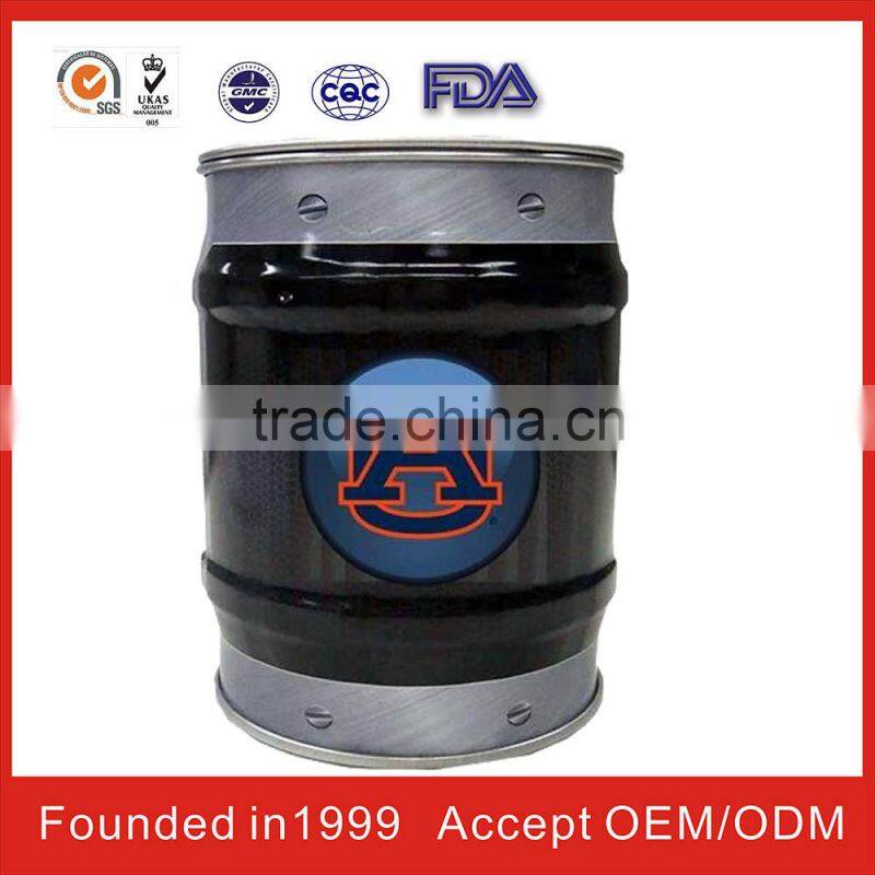 konwah metal tin box round