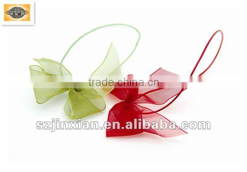 Colorful Elastic Gift Red Ribbon Bow For Wine Bottle