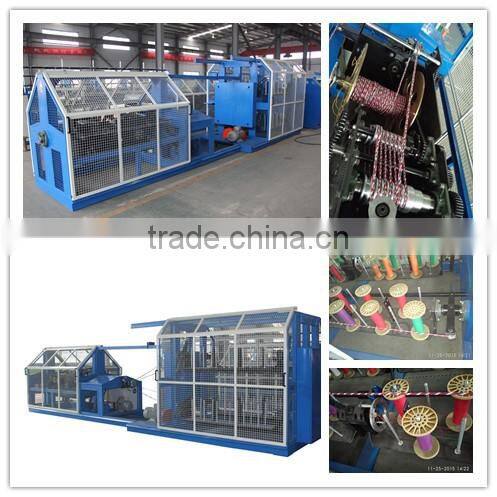 Two machine heads Automatic Bobbin Winder Machine for Rope Braiding Machines