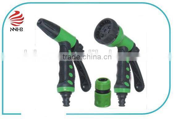 Plastic memory tip spray nozzle for gardening