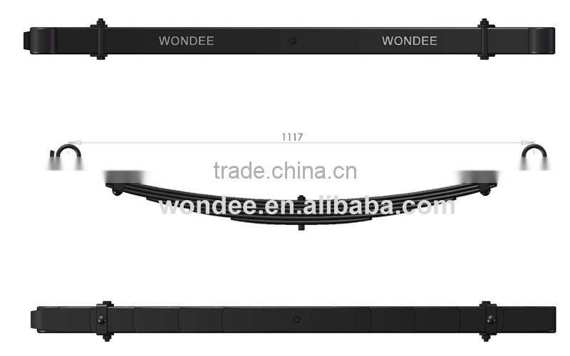 IE2F P60/10/6V Double Eye Suspension Pickup Truck Leaf Spring