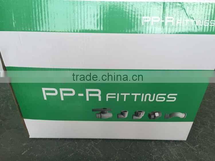 PPR plastic material pipe fitting equal and reducing socket