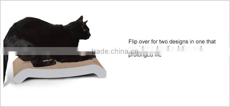 Tough wooden cute cardboard suitcase cat toy