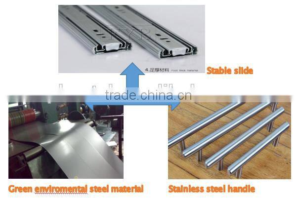 Stainless steel drawer material metal type tool storage cabient / workbench