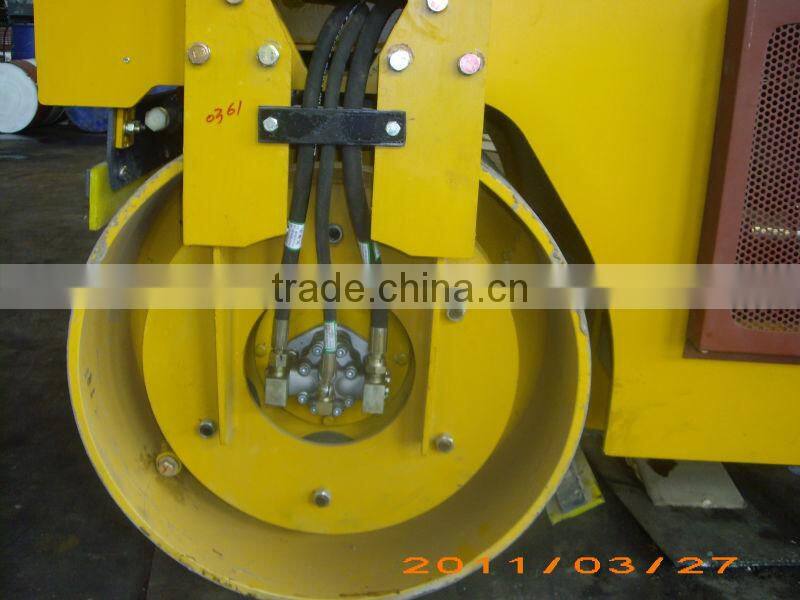 3 ton double drum hydraulic vibratory road roller for sale