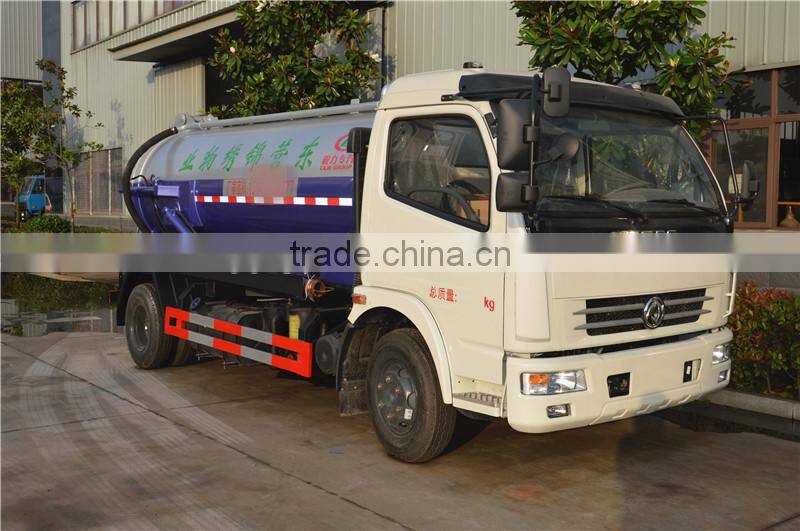 Dongfeng 5cbm vacuum sewage suction truck for sale