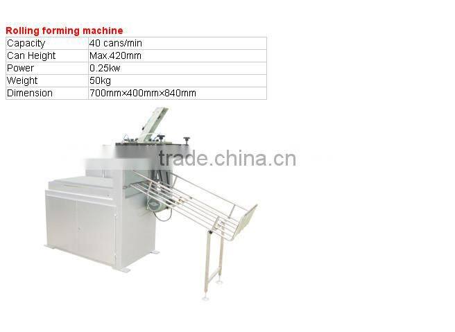 Complete producing equipments for 1-5L round metal tin can