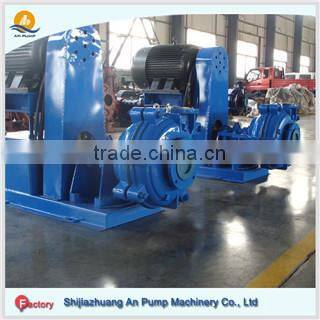 Abrasion resistant grinding area horizontal slurry pump